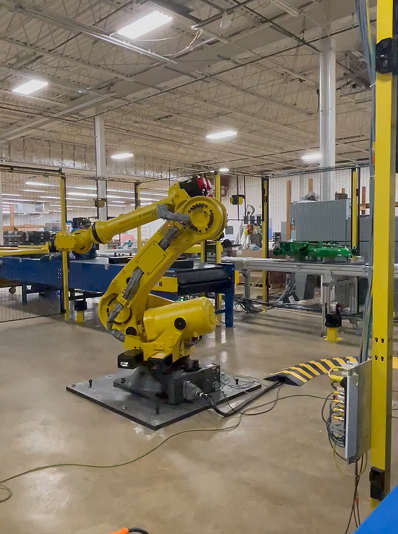 Mower Deck Queuing Cell