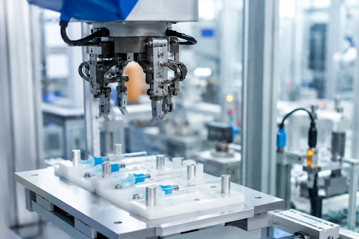 Robotic automation system assembling medical s